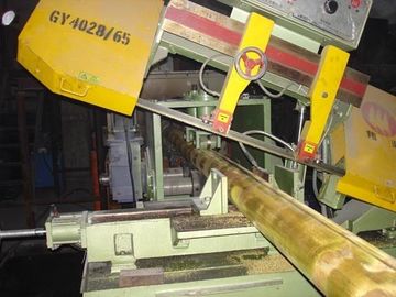 Les grandes scies de bande cuivrent le système entraîné par un moteur électrique servo de la découpeuse 60mm -130mm 5KW