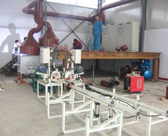 500KG a combiné le four de fonte industriel 55kw pour le système de cuivre de bâti de tige