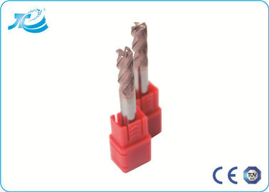 Fraise en bout micro de carbure de grain, quatre fraise en bout faisante le coin du rayon 7mm de cannelure
