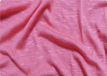 Tissu visqueux de rose/blanc de tissu de meubles de tapisserie d'ameublement pour des vêtements de sport