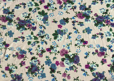Tissu floral professionnel 118D+20D d'habillement de tissu de rayonne visqueuse